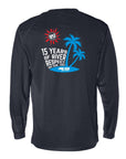 LRJ - 15 Year Anniversary Men's L/S 100% Poly Crew Tee - Navy