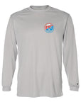 LRJ - 15 Year Anniversary Men's L/S 100% Poly Crew Tee - Silver