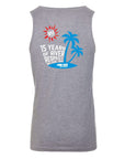 LRJ - 15 Years Anniversary Men's Premium Tank - Heather Grey