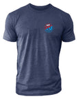 LRJ - 15 Years Anniversary Men's Premium Crew Tee - Midnight Navy