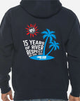 LRJ - 15 Year Anniversary Unisex Full-Zip Hoodie - Navy