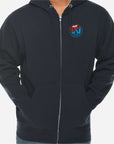 LRJ - 15 Year Anniversary Unisex Full-Zip Hoodie - Navy