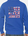 LRJ - USA Unisex Full-Zip Hoodie - Royal