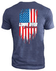 LRJ - America - Men's Premium Crew Tee - Midnight Navy