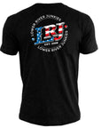 LRJ Flag Men's Premium Crew Tee - Black