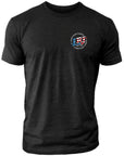 LRJ Flag Men's Premium Crew Tee - Black