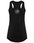 LRJ Flag Ladies Racerback Tank - Black