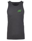 LRJ Retro Men's Premium Tank - Heavy Metal / Lime