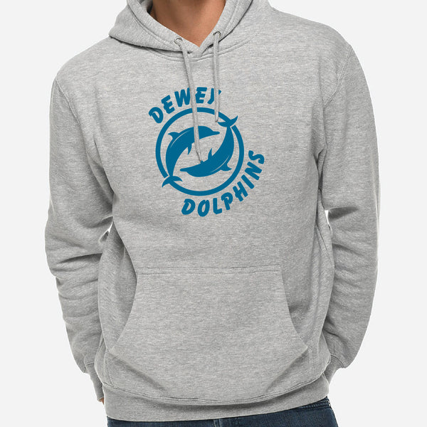 Dewey Dolphins - Unisex Premium Pullover Hoody **PRE-ORDER**