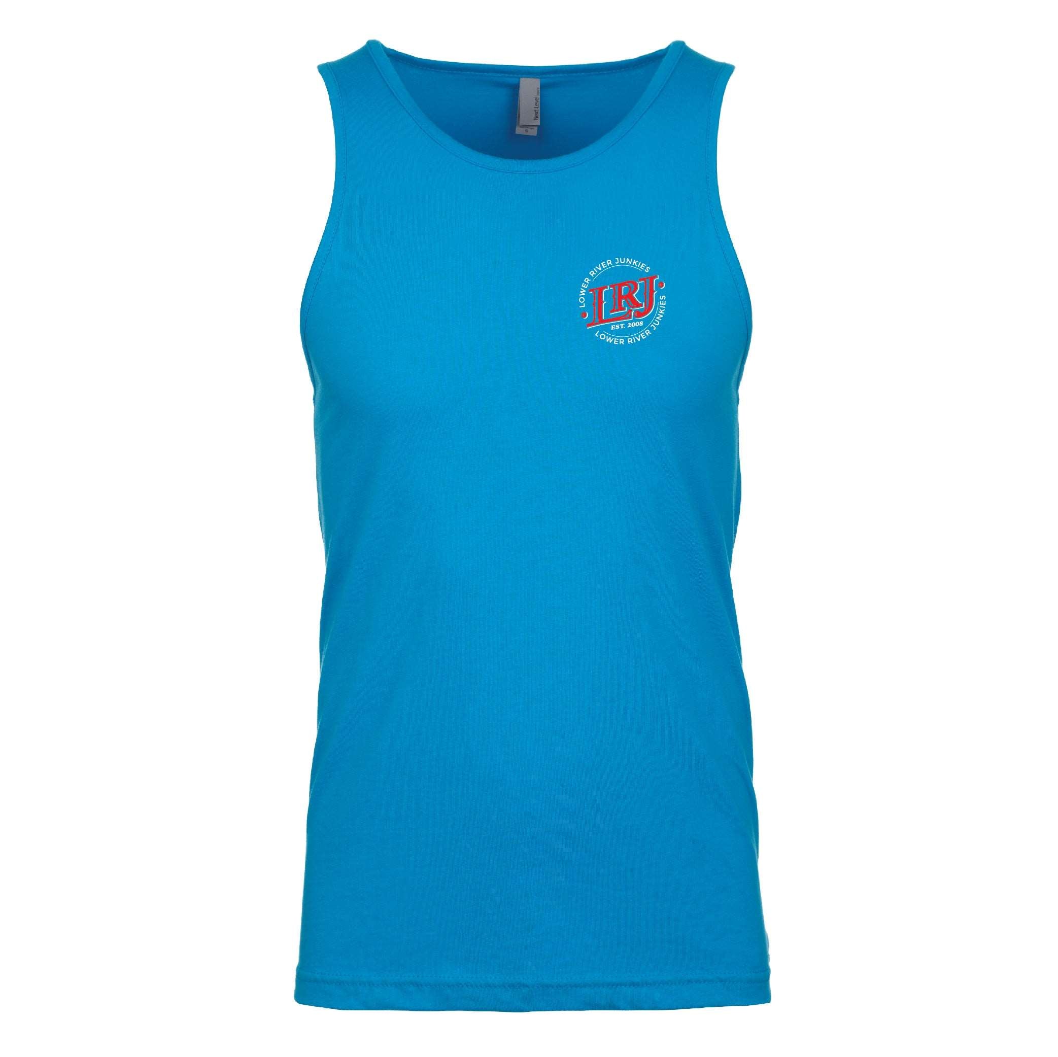 LRJ - USA Men's Premium Tank - Turquoise