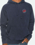 LRJ - America - Unisex Raglan Pullover Hoodie - Vintage Denim