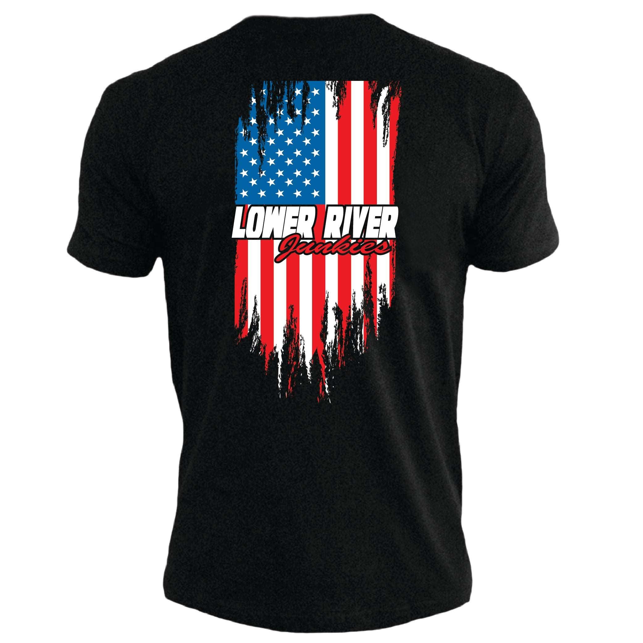 LRJ - America - Men's Premium Crew Tee - Black