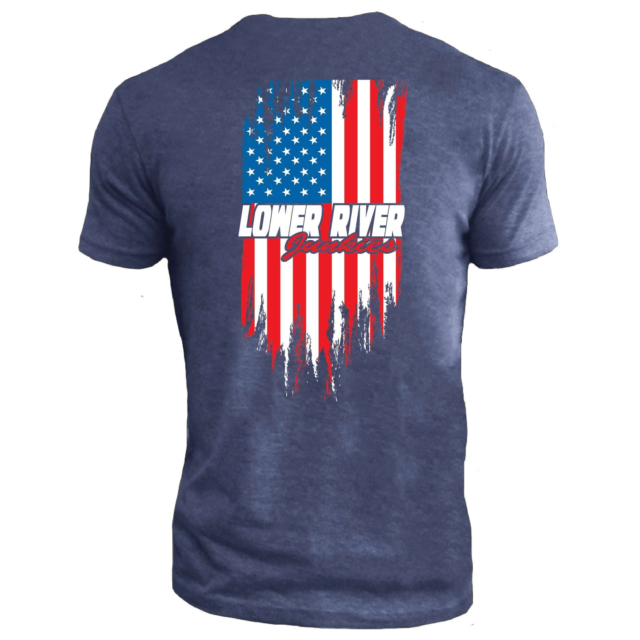 LRJ - America - Men's Premium Crew Tee - Midnight Navy