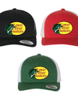 LRJ - Bass Patch - Curved Bill - Trucker Snapback Hats