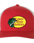 LRJ - Bass Patch - Curved Bill - Trucker Snapback Hats