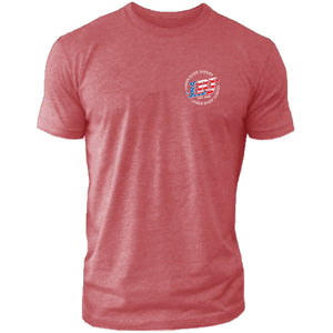 LRJ Flag Men's Premium Crew Tee - Cardinal
