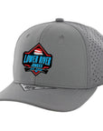 LRJ Boat Life - Hydro Moisture Wicking - Blue/Red Patch - Curved Bill Hat