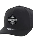 LRJ Boat Life - Hydro Moisture Wicking - Grey/Grey Patch - Curved Bill Hat