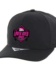 LRJ Boat Life - Hydro Moisture Wicking - Pink/Pink Patch - Curved Bill Hat