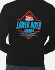 LRJ Boat Life Unisex Pullover Hoodie - Black/Red