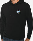 LRJ Boat Life Unisex Pullover Hoodie - Black/Red